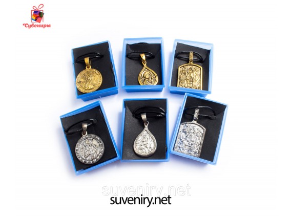 Иконка Святых на шнурочке