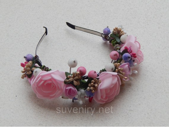 Очень красивый веночек на голову