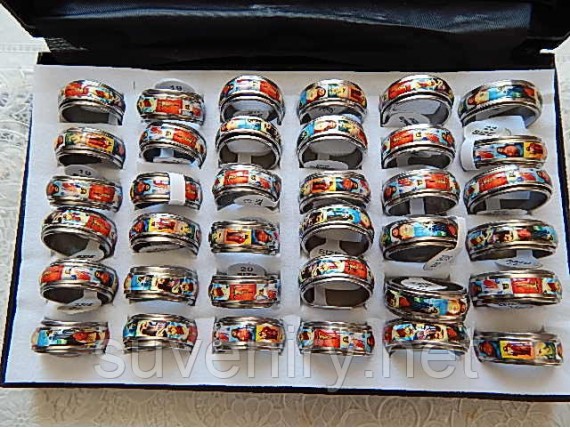 Колечка на руку с иконками разные размеры