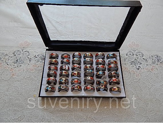 Колечка на руку с иконками разные размеры