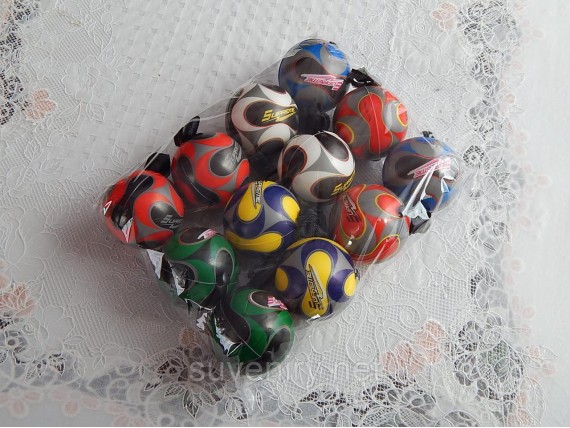 Детские мячики прыгунчики с резинкой на палец