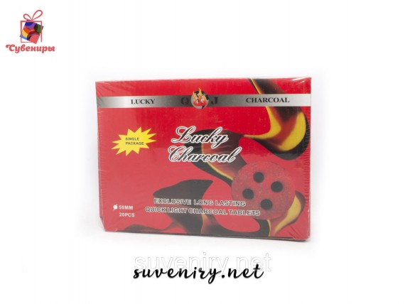 Уголь церковный кадильный быстро воспламеняющийся 50 мм