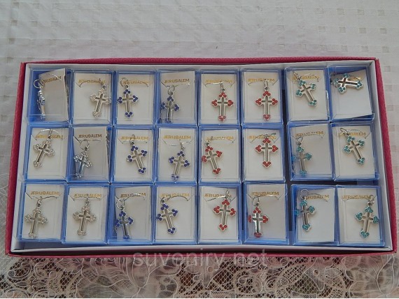 Женская цепочка с крестиком  на шею