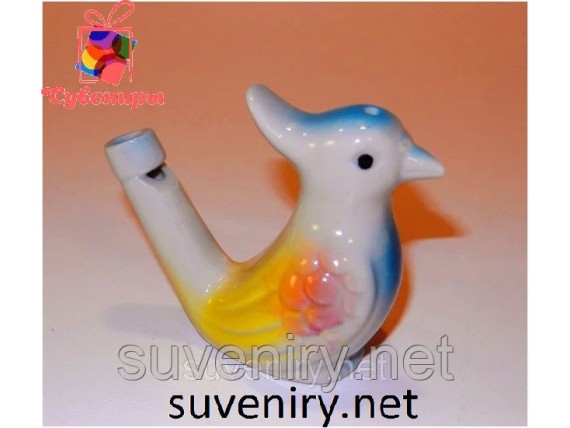Керамическая свистулька сувенир для детей