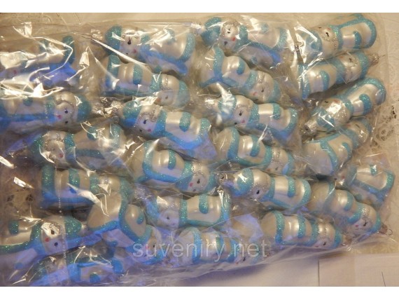 Новогодняя игрушка фигурка снегурочка