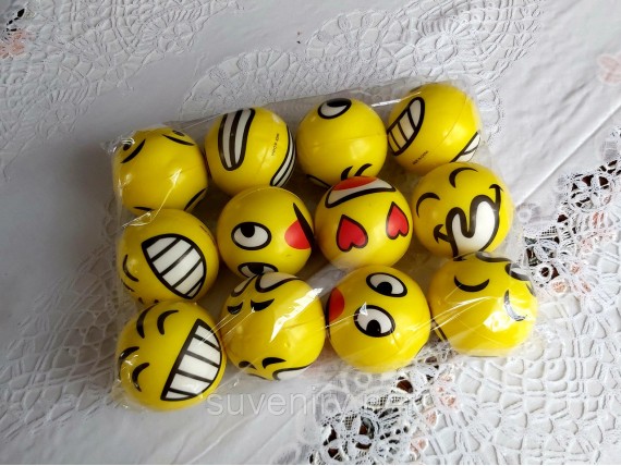Детские мячики смайлики