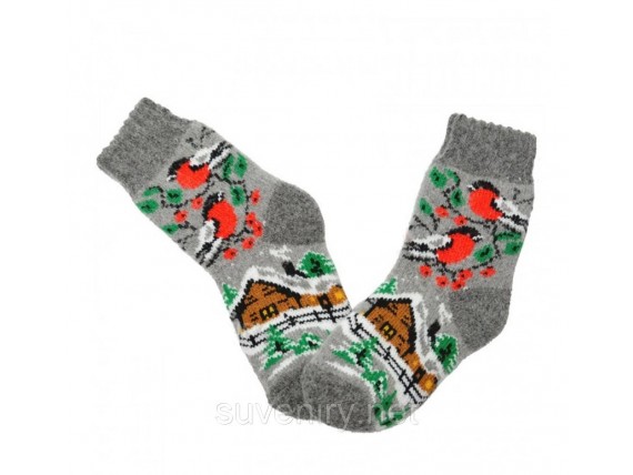 Мягкие ангоровые носки шерстяные детские