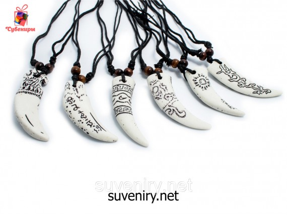 Слоновая кость на шею на шнурке