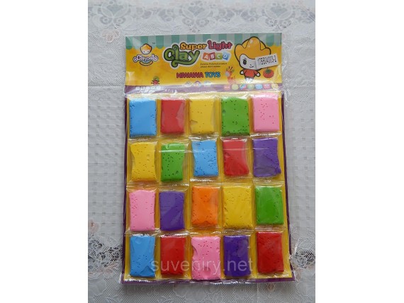 Детский пластилин разные цвета тесто для лепки