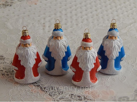 Новогодняя игрушка дед мороз на елку