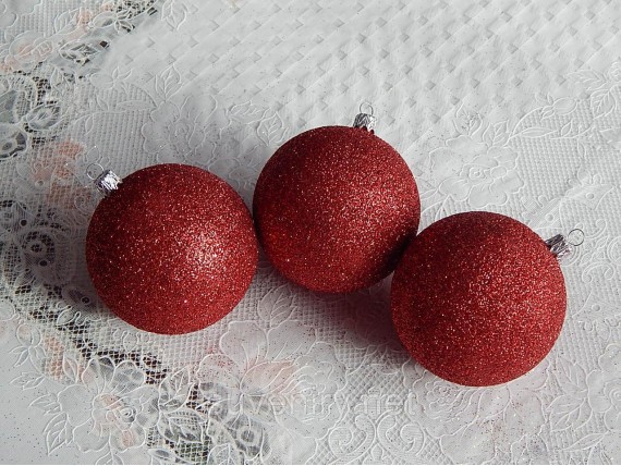 Шары для новогодней елки 8см