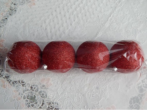 Шары для новогодней елки 8см