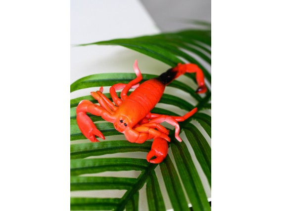 Детская игрушка краб силиконовый разные цвета