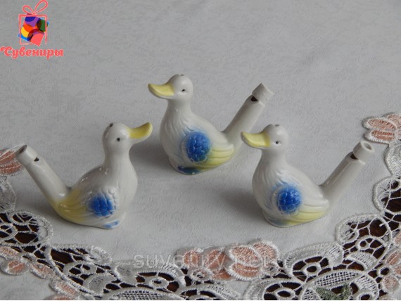 Керамическая водяная свистулька сувенир для детей