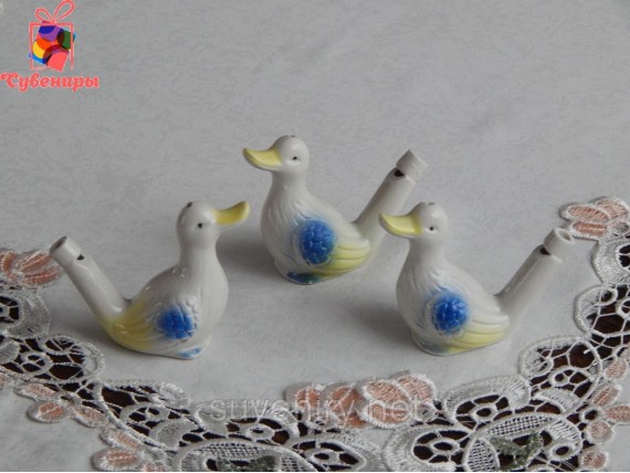 Керамическая водяная свистулька сувенир для детей