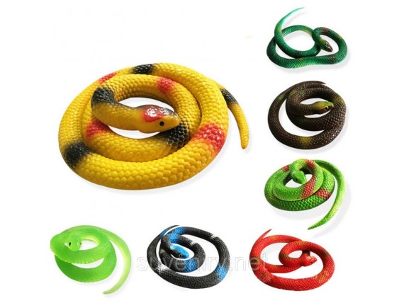 Детская игрушка змея силиконовая длина 70см