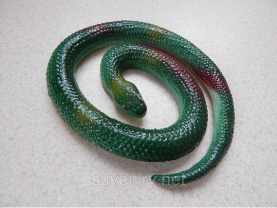 Детская игрушка змея силиконовая длина 70см