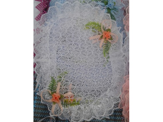 Нарядная детская пасхальная салфетка