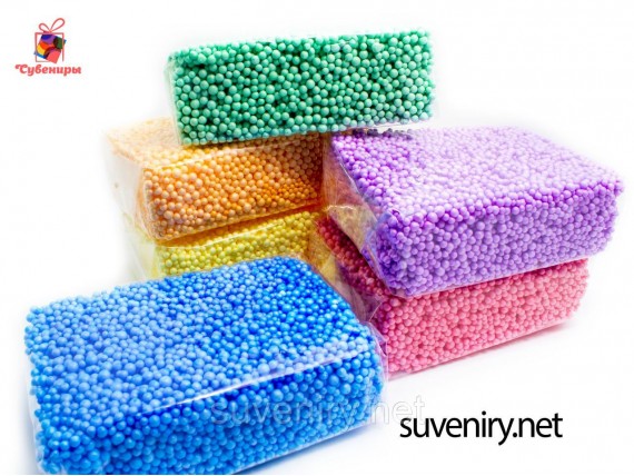 Пластилин шариковый детский Foam Putty