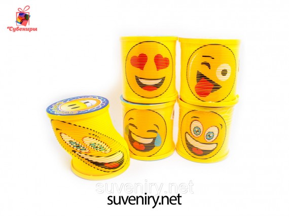 Детская пружинка смайлик