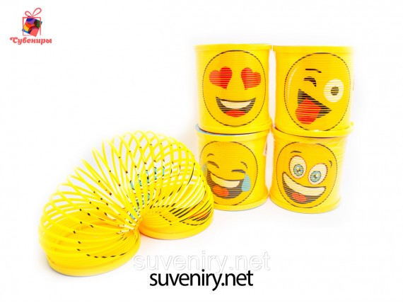 Детская пружинка смайлик