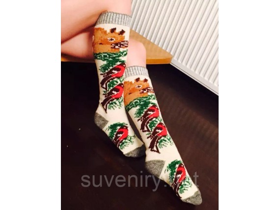 Гольфы ангоровые шерстяные