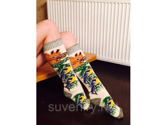 Гольфы ангоровые шерстяные