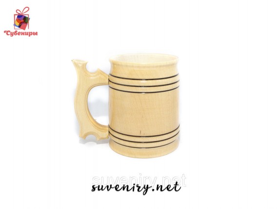 Деревянный пивной бокал для пива