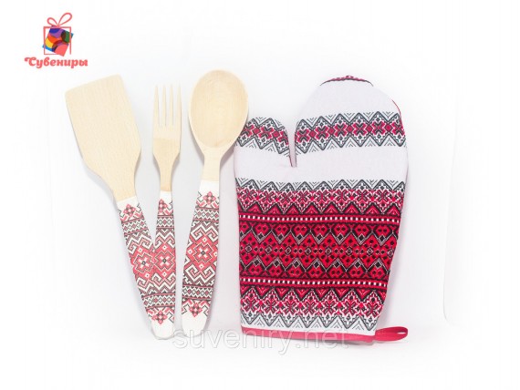 Набор рукавица кухонная