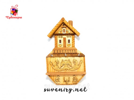 Ключница настенная деревянная