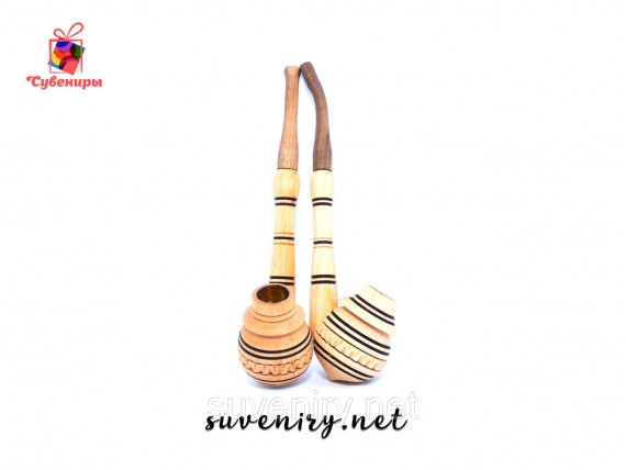 Курительная деревянная трубка маленькая