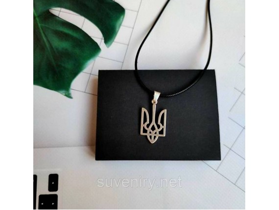 Кулон подвеска с Гербом Украины не чернеет хорошего качества