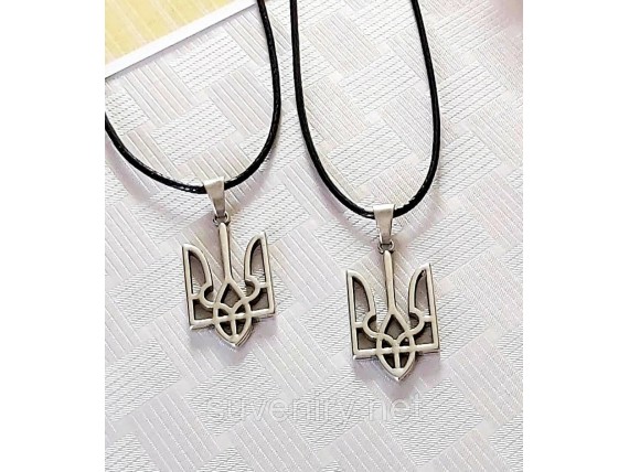 Кулон подвеска с Гербом Украины не чернеет хорошего качества