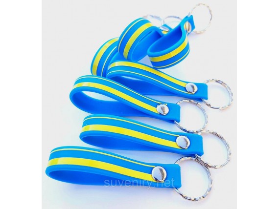 Сувенирные силиконовые брелки на ключи