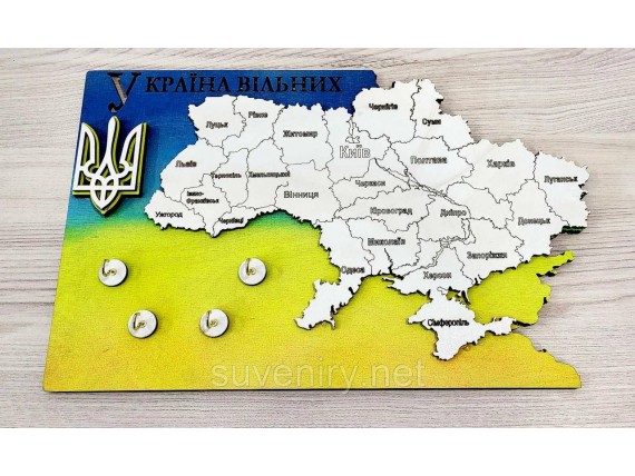 Ключница настенная деревянная