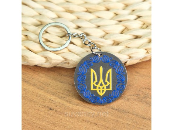 Брелок для ключей металлический нержавеющий