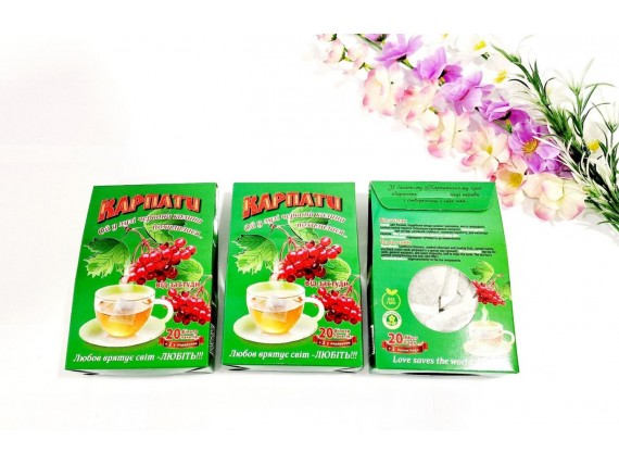 Карпатский чай из Калины от простуды