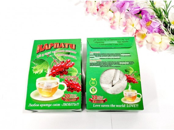 Карпатский чай из Калины от простуды