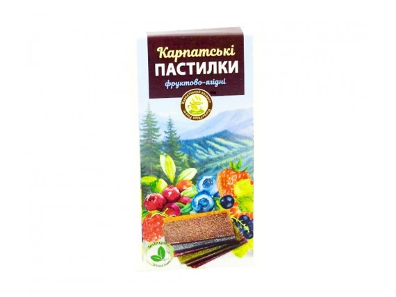 Пастила Карпатська фруктово-ягідна