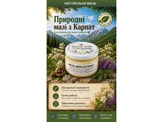 Карпатская натуральная мазь для Суставов