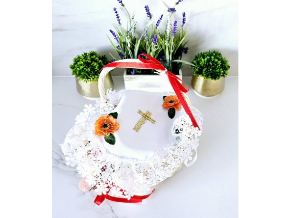 Детская салфетка на Пасхальную корзину