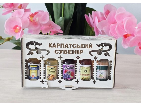 Подарунковий набір алкоголю Карпатський Сувенір