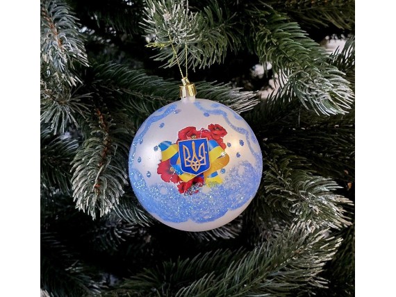 Патріотичні ялинкові кульки 10см
